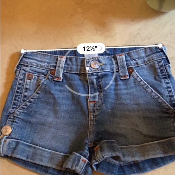 Girls True religion Jena shorts Sammy style 14 - Picture 6 of 6